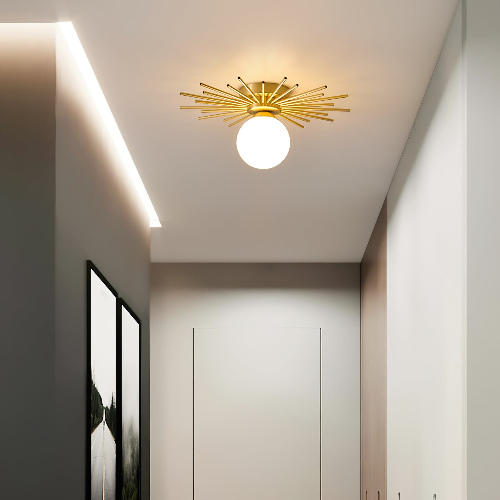 Starburst Ceiling Light