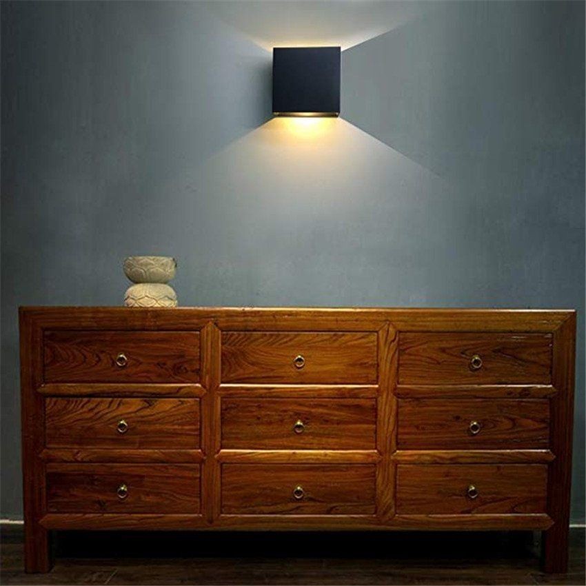 キューブLEDウォールランプ