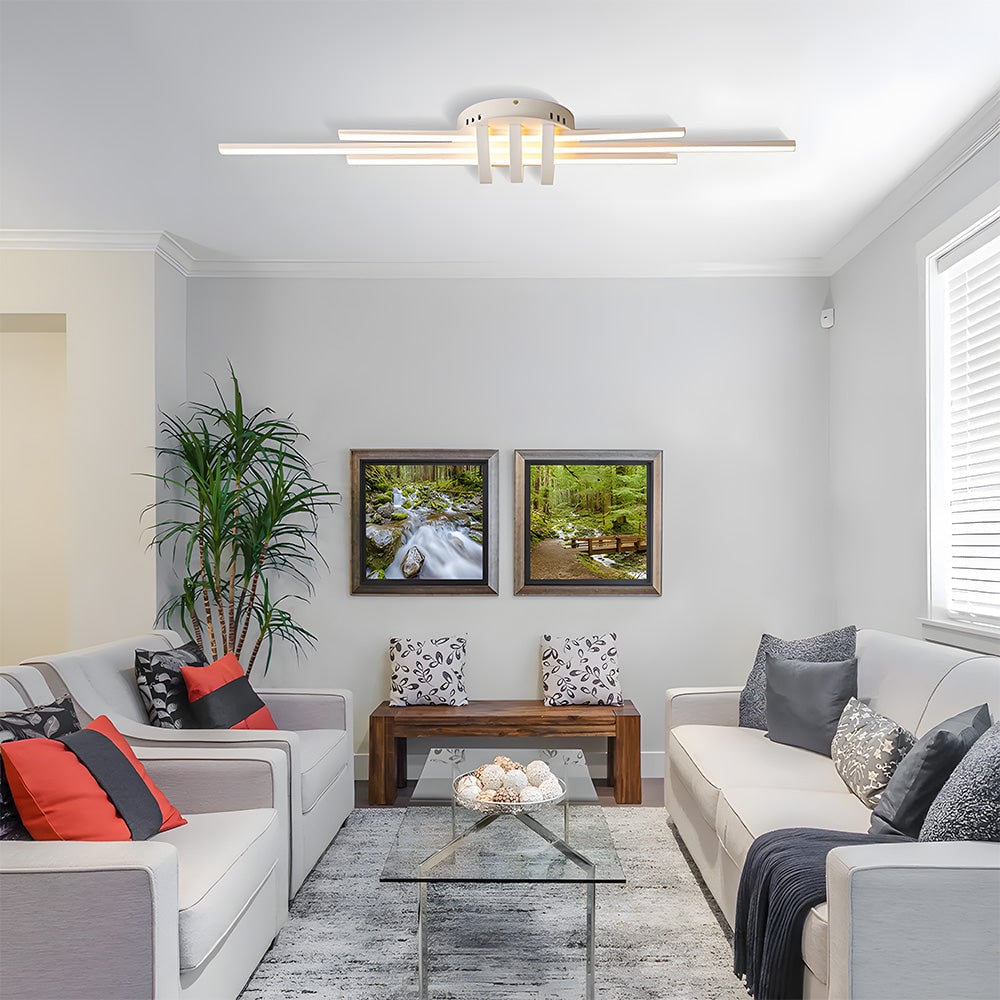 モダンなデザインラインのアルミ製廊下用天井ランプ