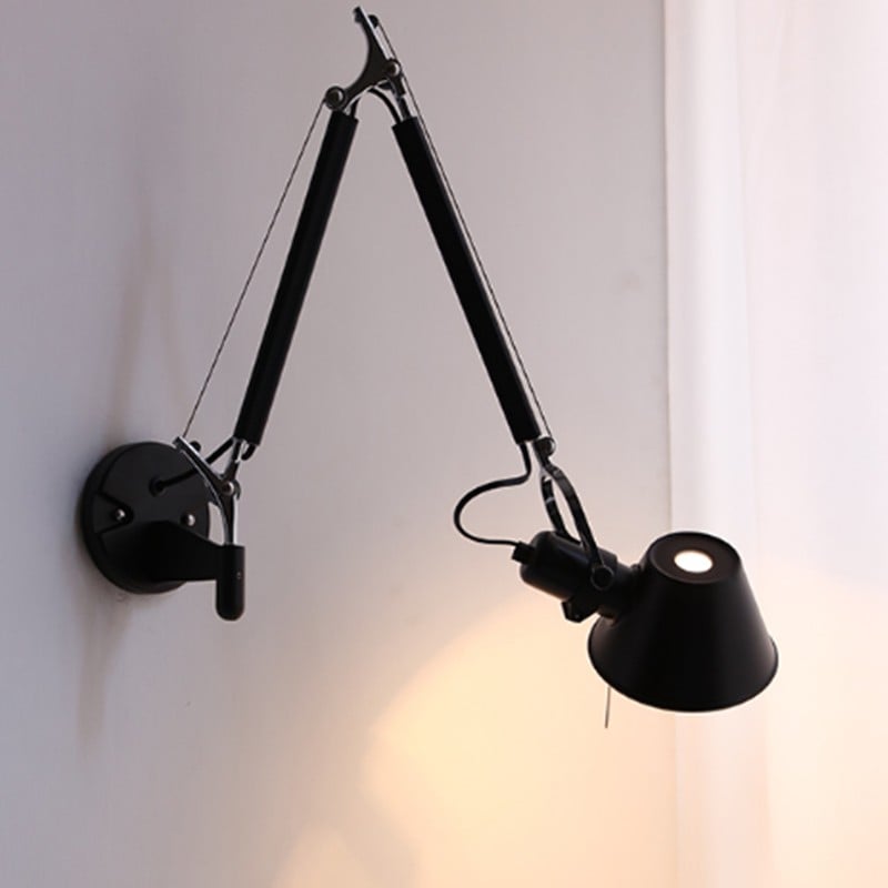 伸縮式回転ウォールランプ