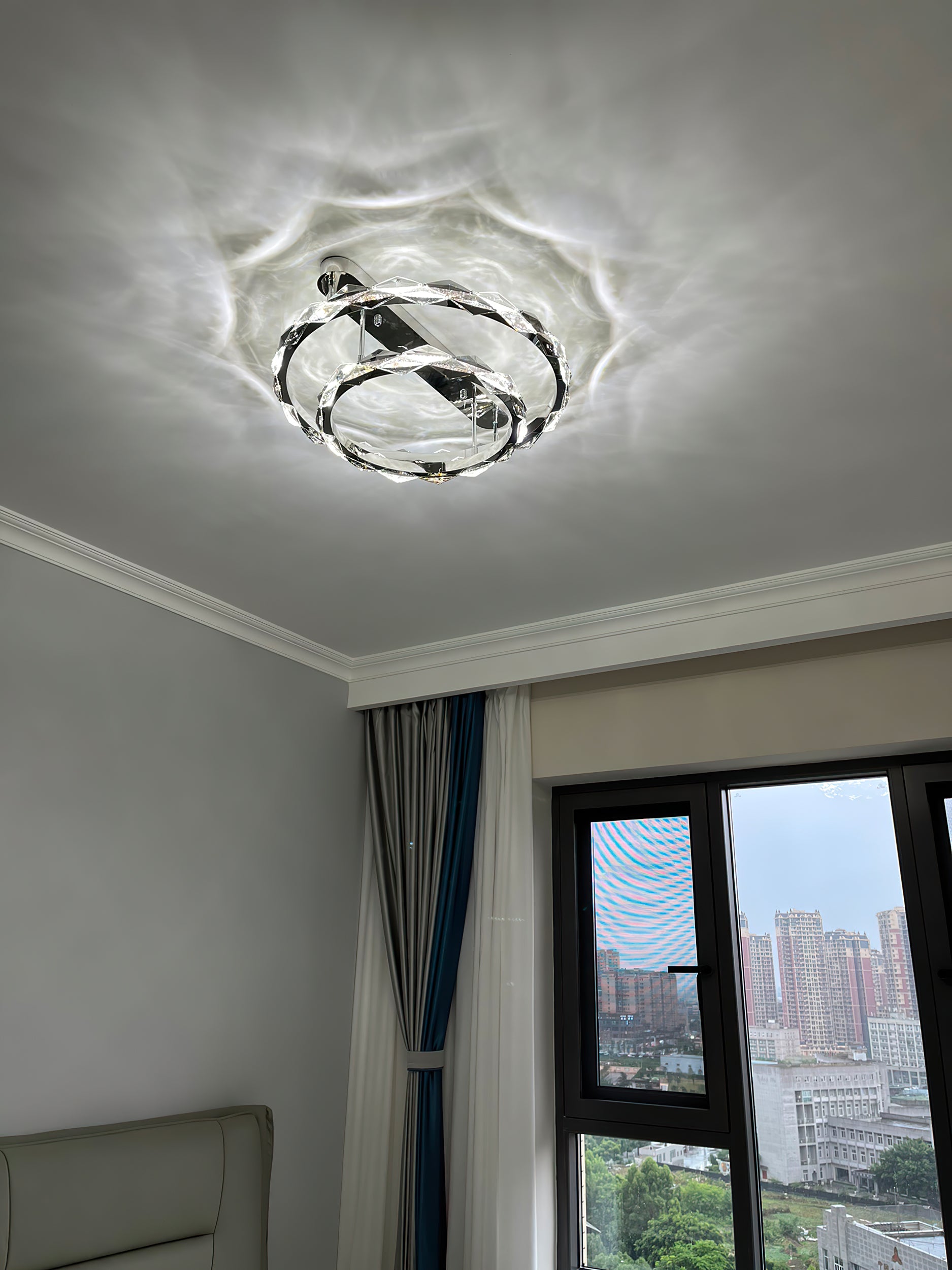 ロンバスクリスタルシーリングランプ