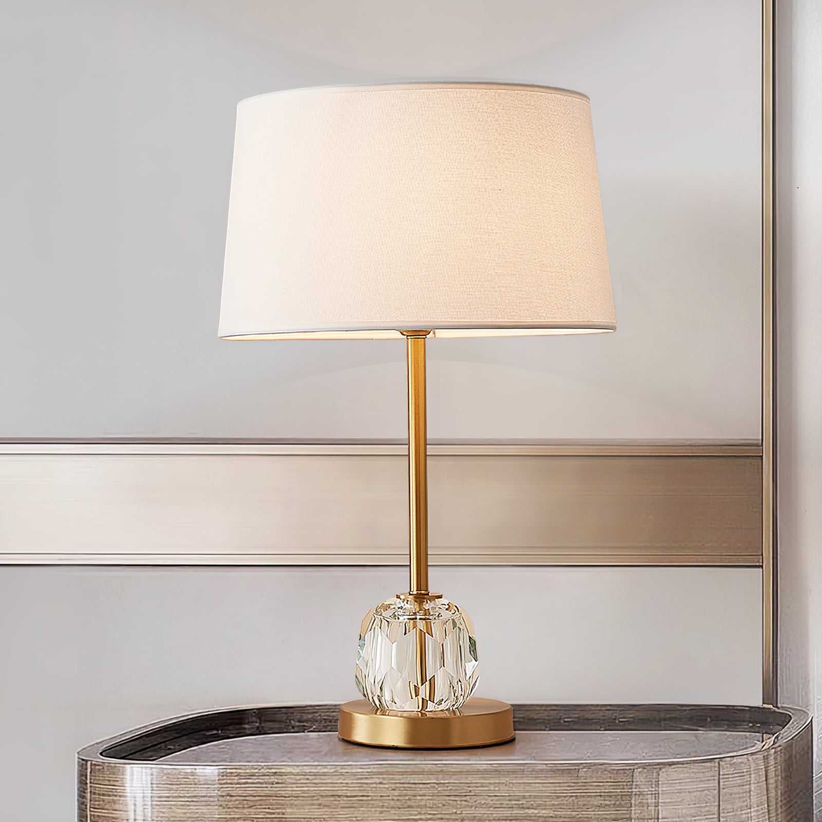 クロム テーブルランプ