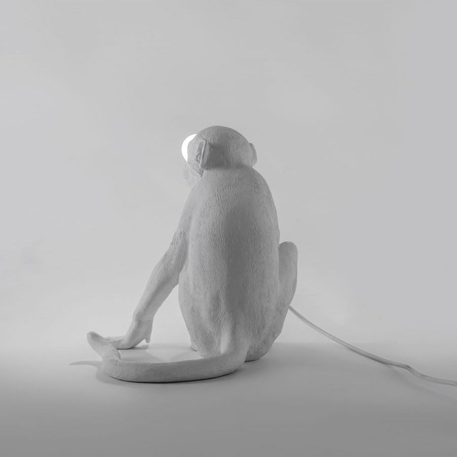Monkey Resin Table Lamp