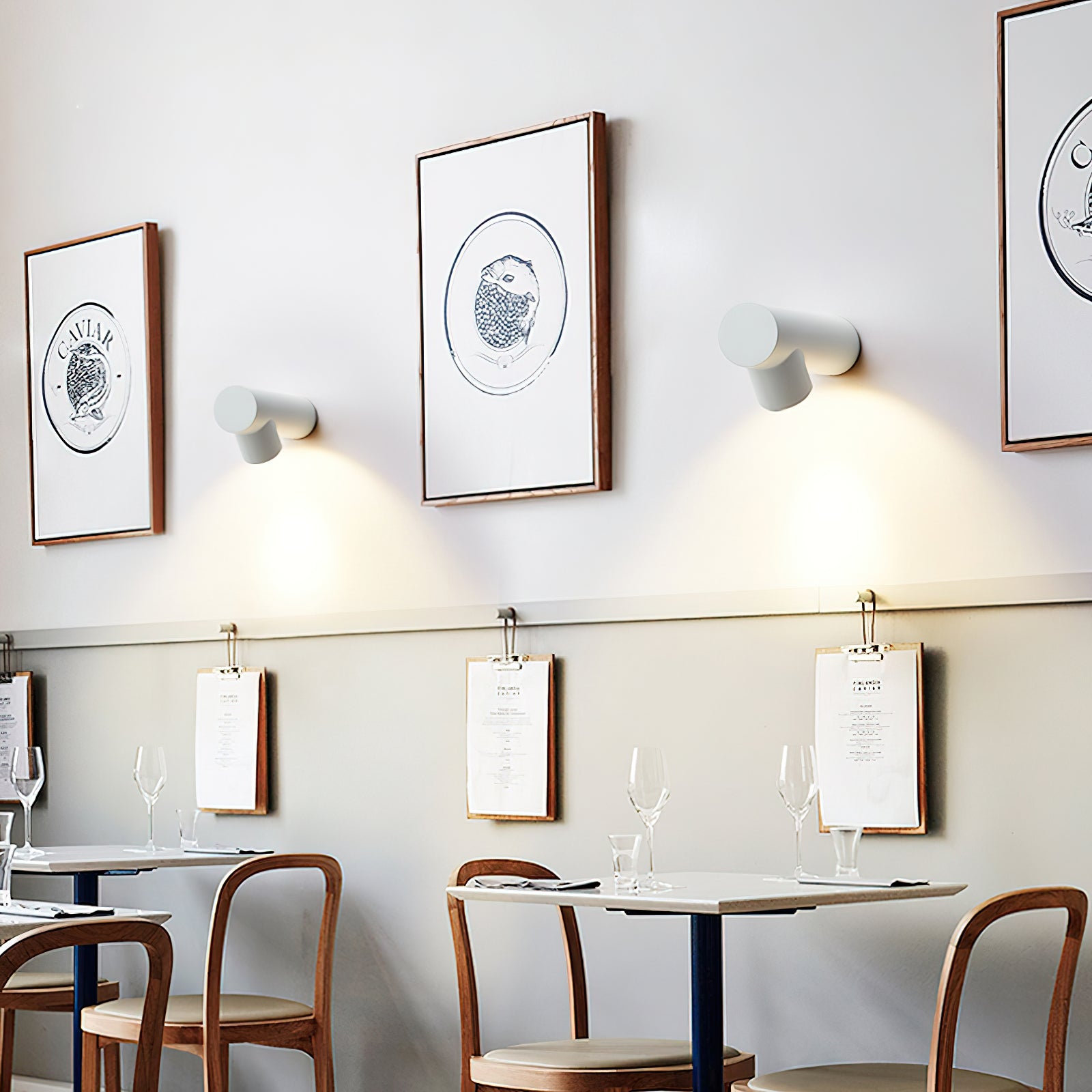 パイプラインチューブ壁取り付け用燭台