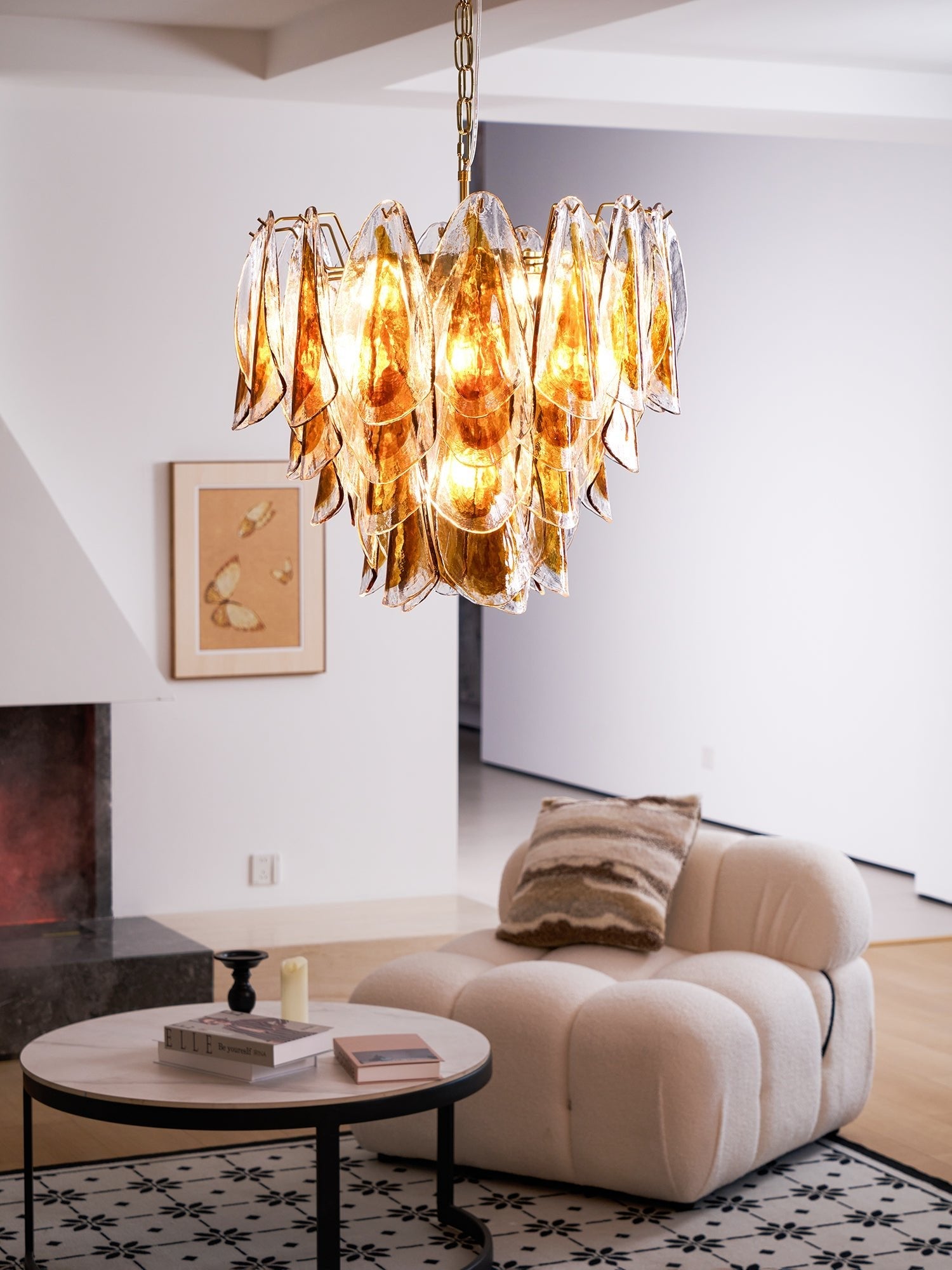 Solviva Glass Chandelier