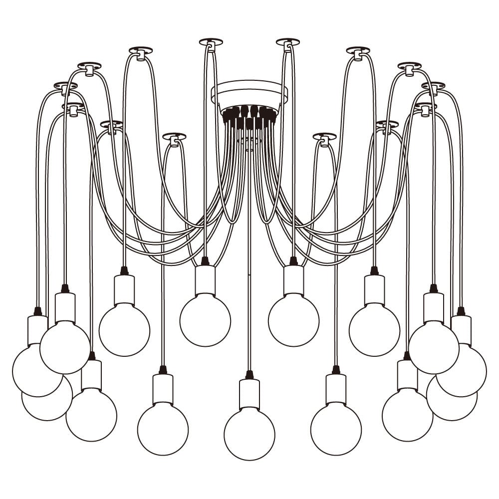 Spider Ceiling Chandelier