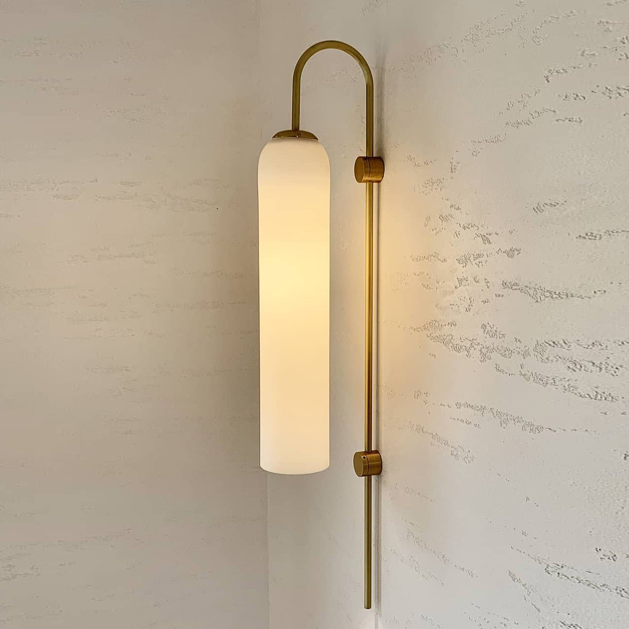 Long Tube Glass Wall Lamp