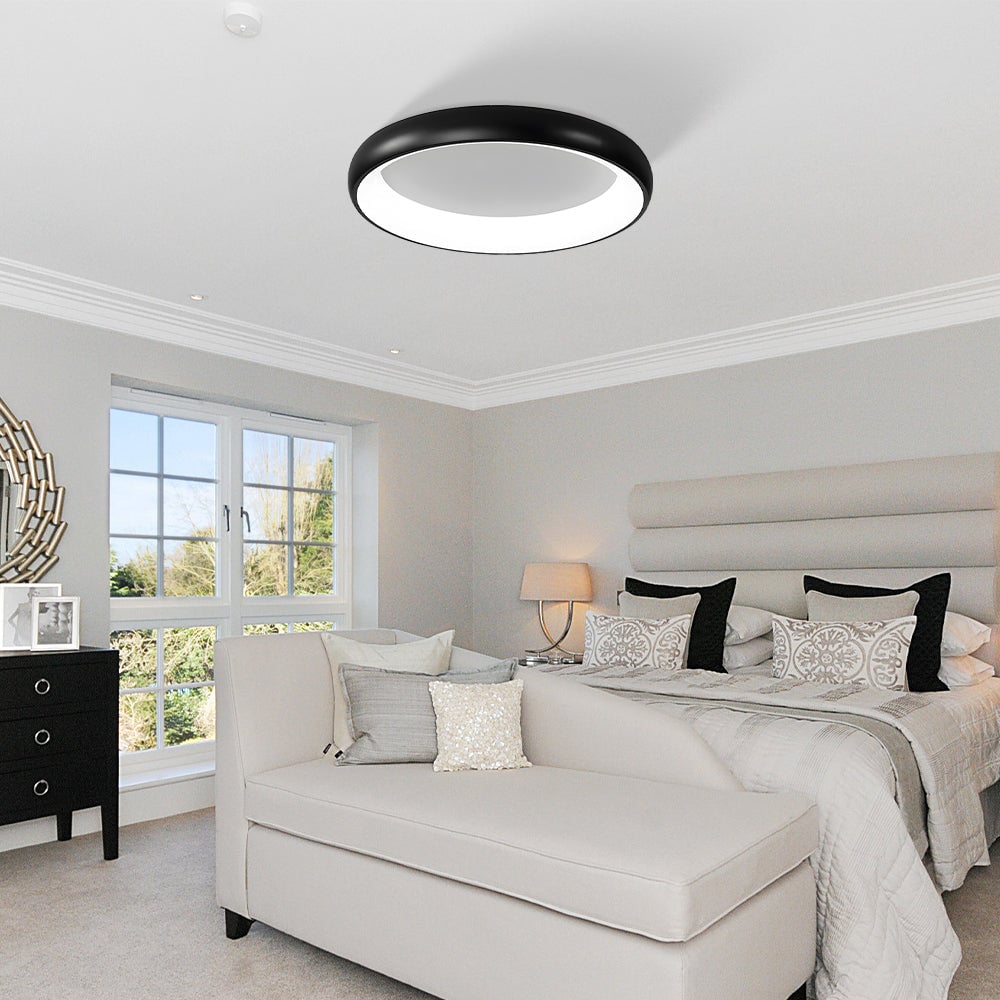 天井に近接するモダンなLEDフラッシュシーリングライト