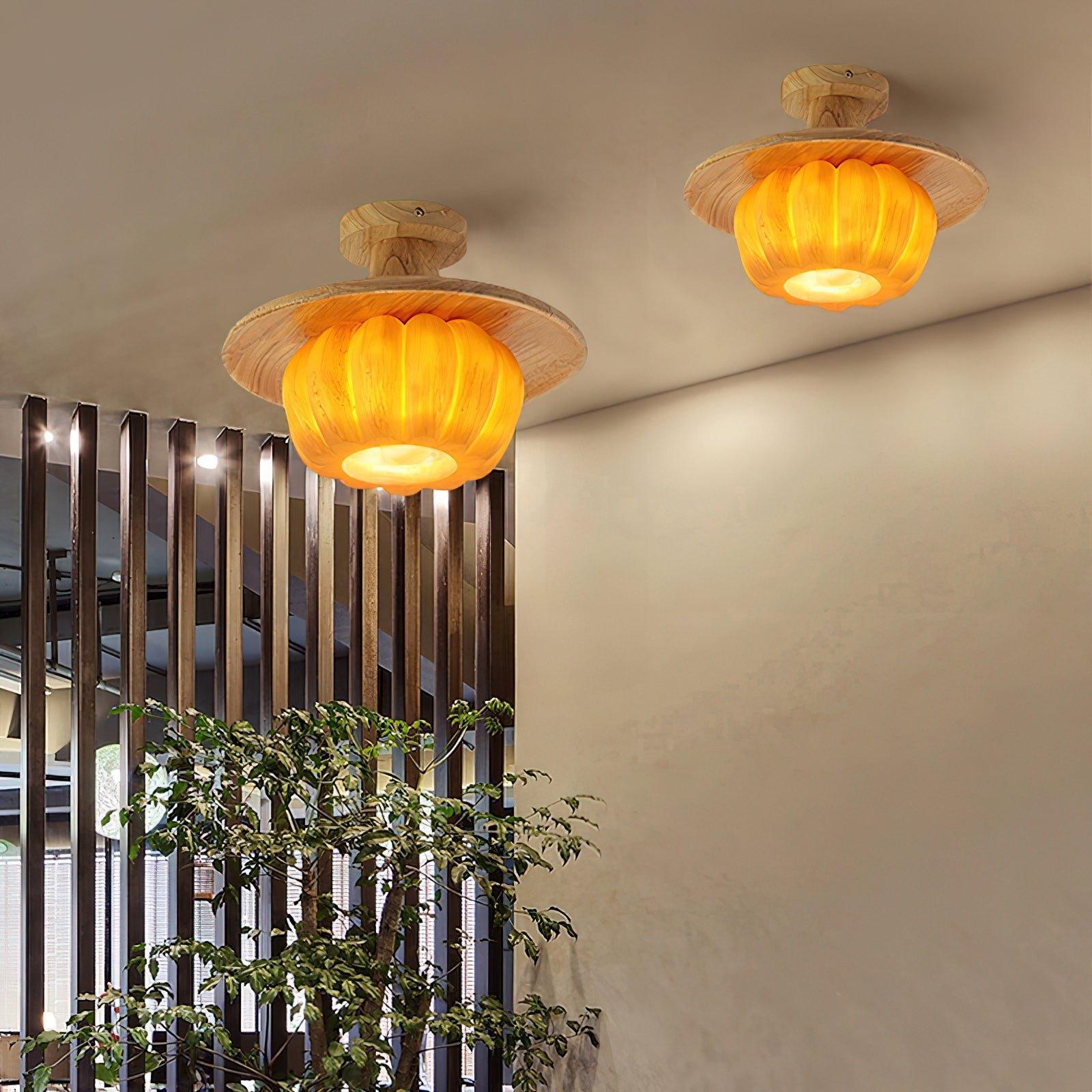 パンプキンシーリングランプ