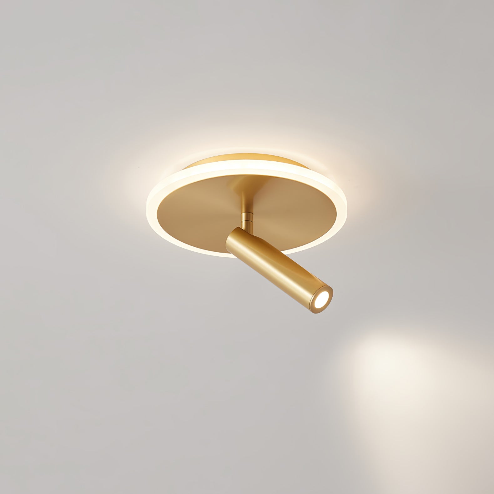 円形スポットライト天井ランプ