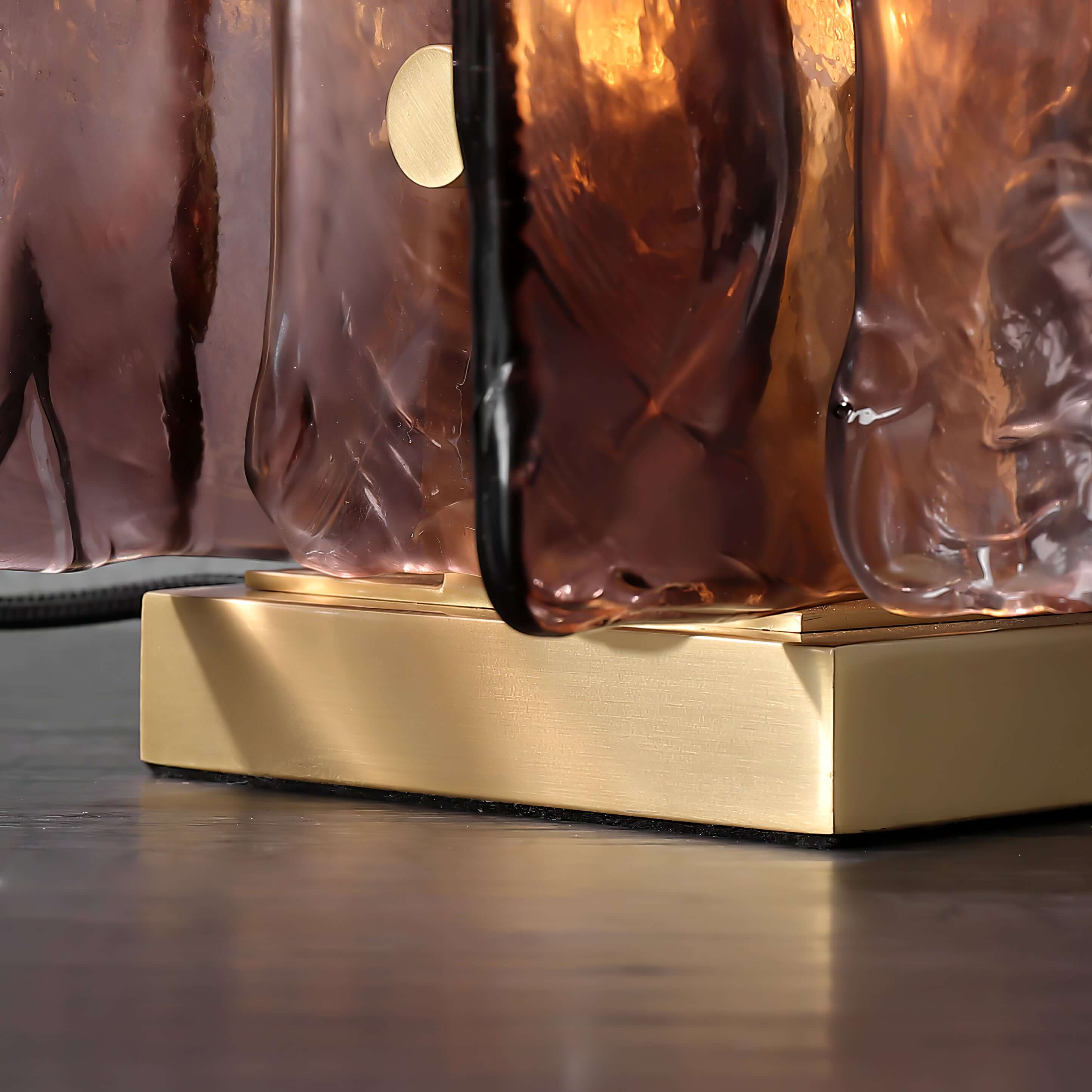 アンバービルディングブロックテーブルランプ