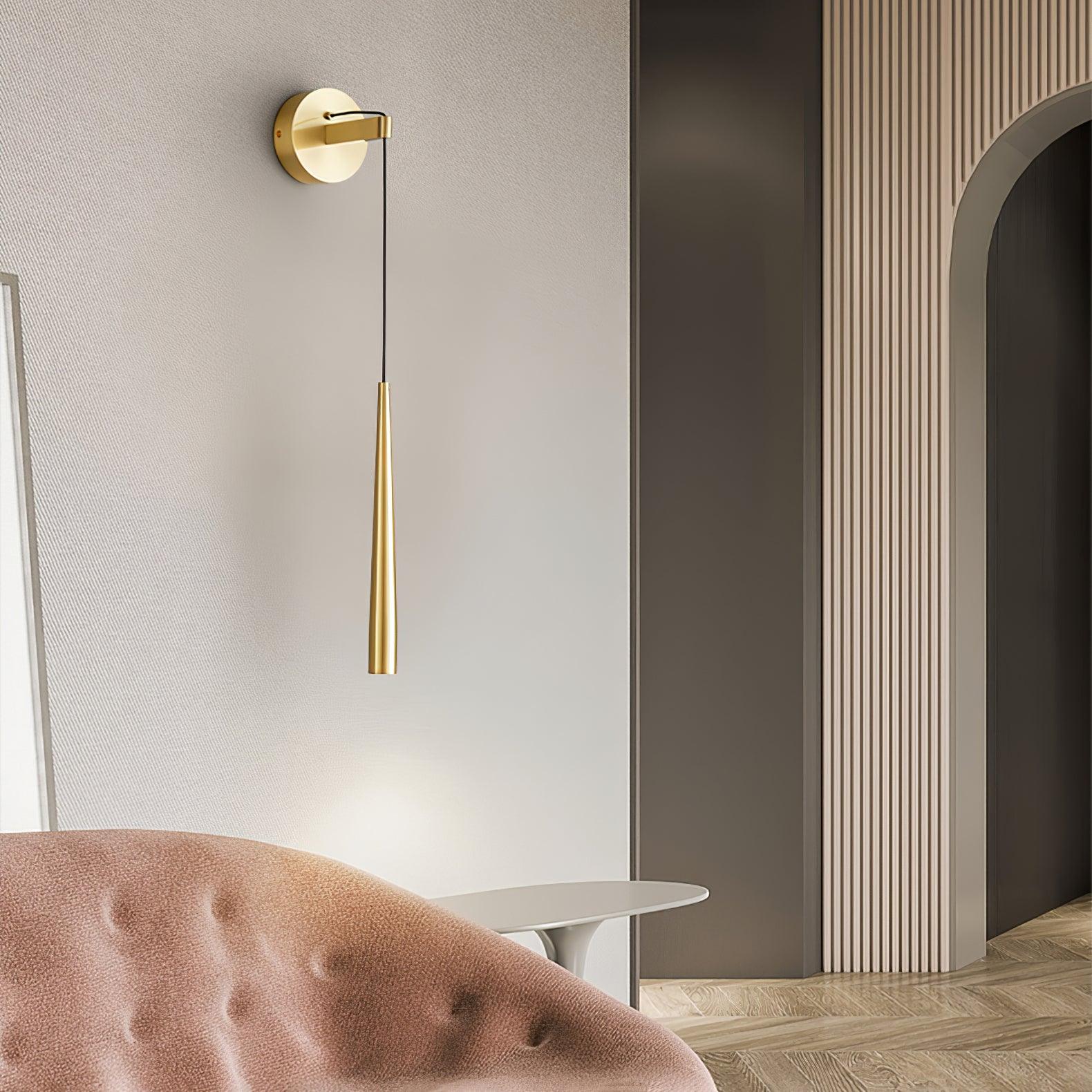 クリスタルコニカルウォールランプ