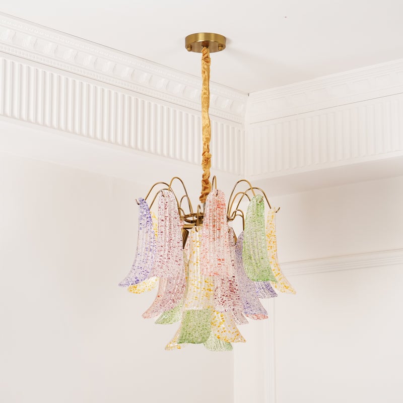 Venini Glass Chandelier