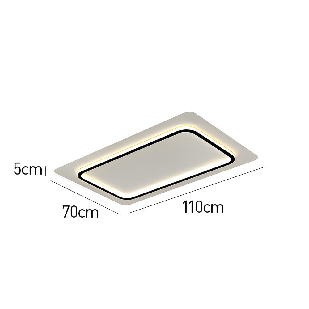 シンプルでクリエイティブなホワイトメタルLED寝室用シーリングライト