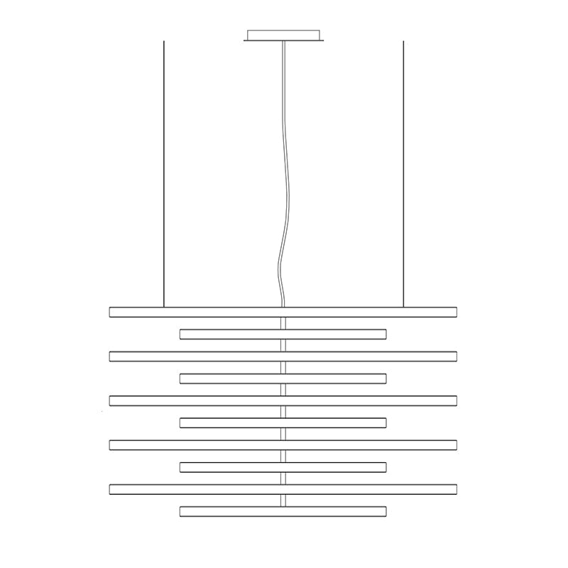 ピアノキー ブラックシャンデリア