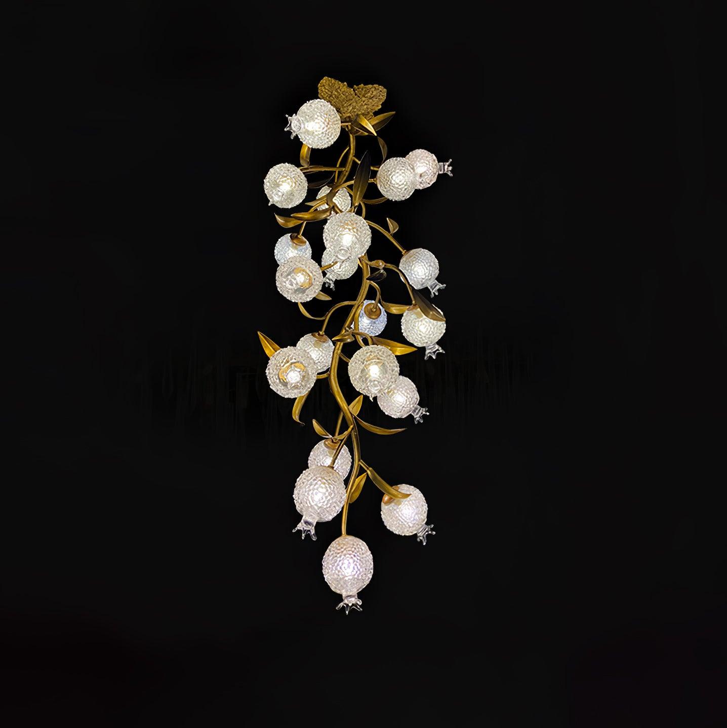 ザクロ真鍮シーリングランプ