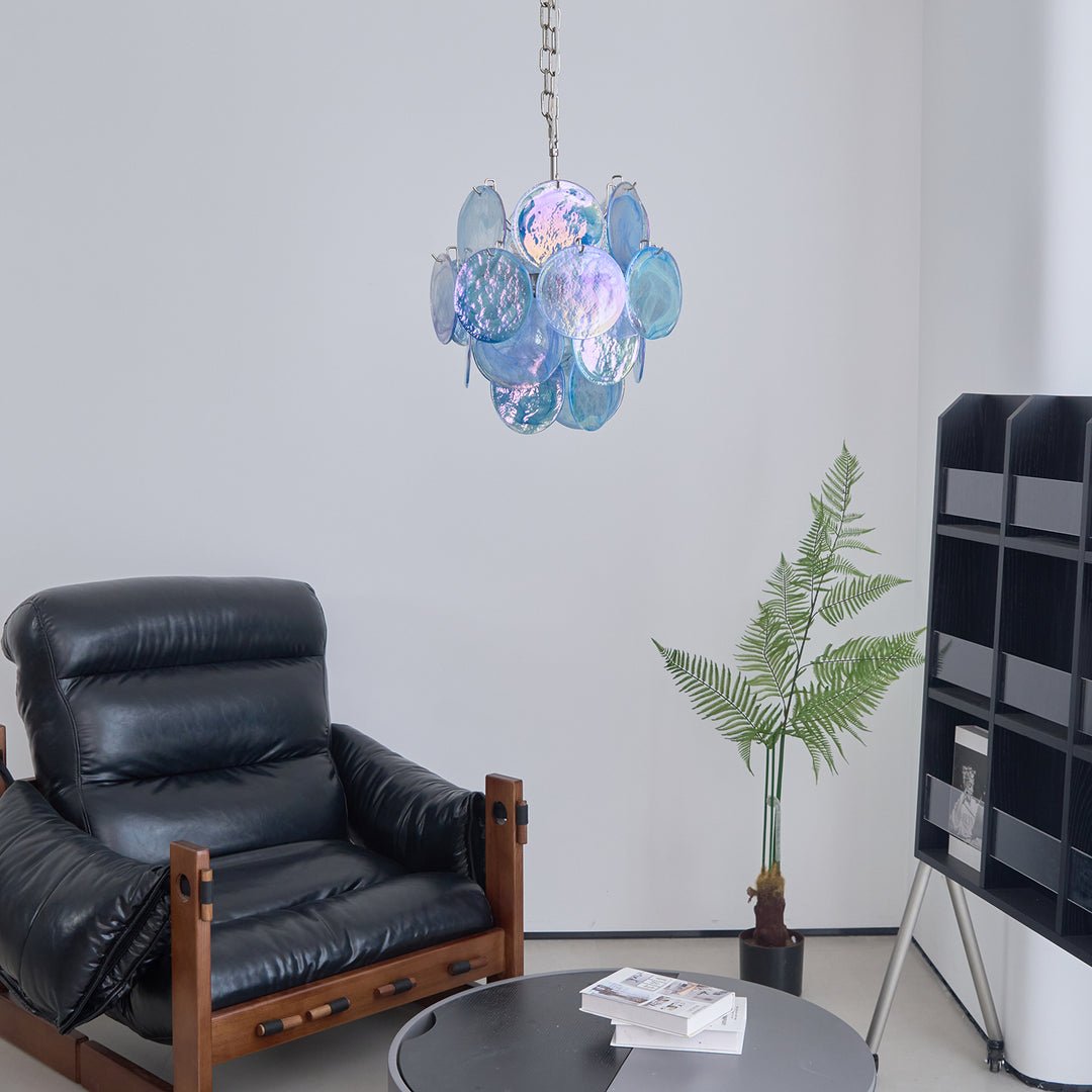 Loire Valley Glass Chandelier