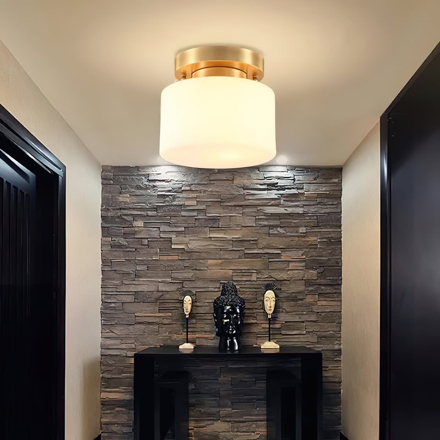 Tatum Glass Ceiling Light