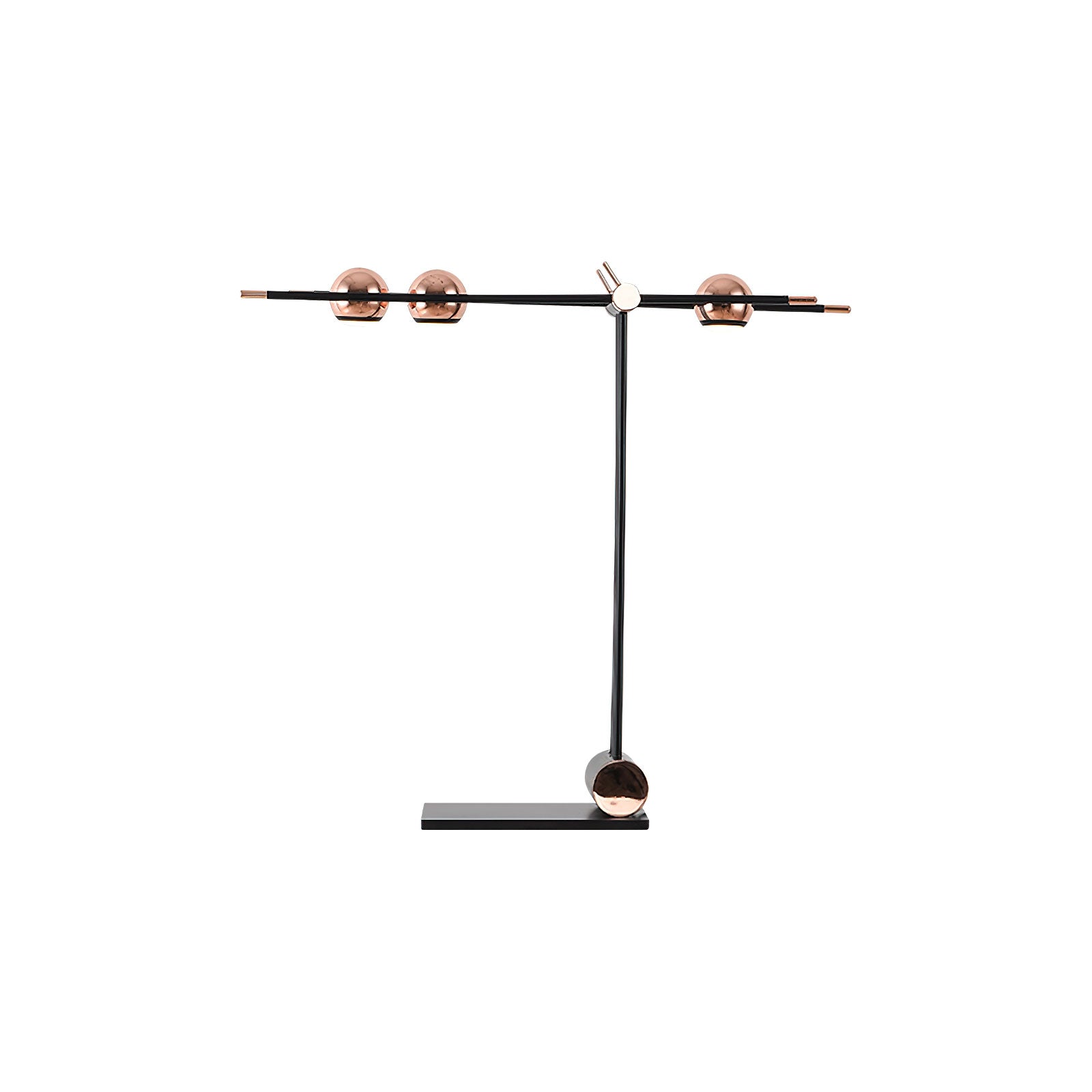 ローズゴールドビーズテーブルランプ