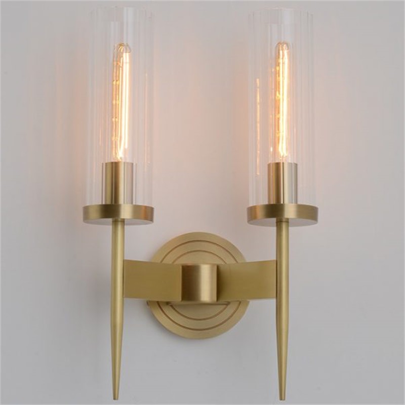 ガラス燭台壁取り付け用燭台