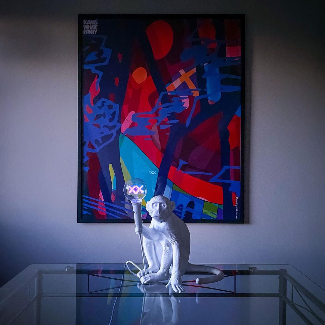 Monkey Resin Table Lamp
