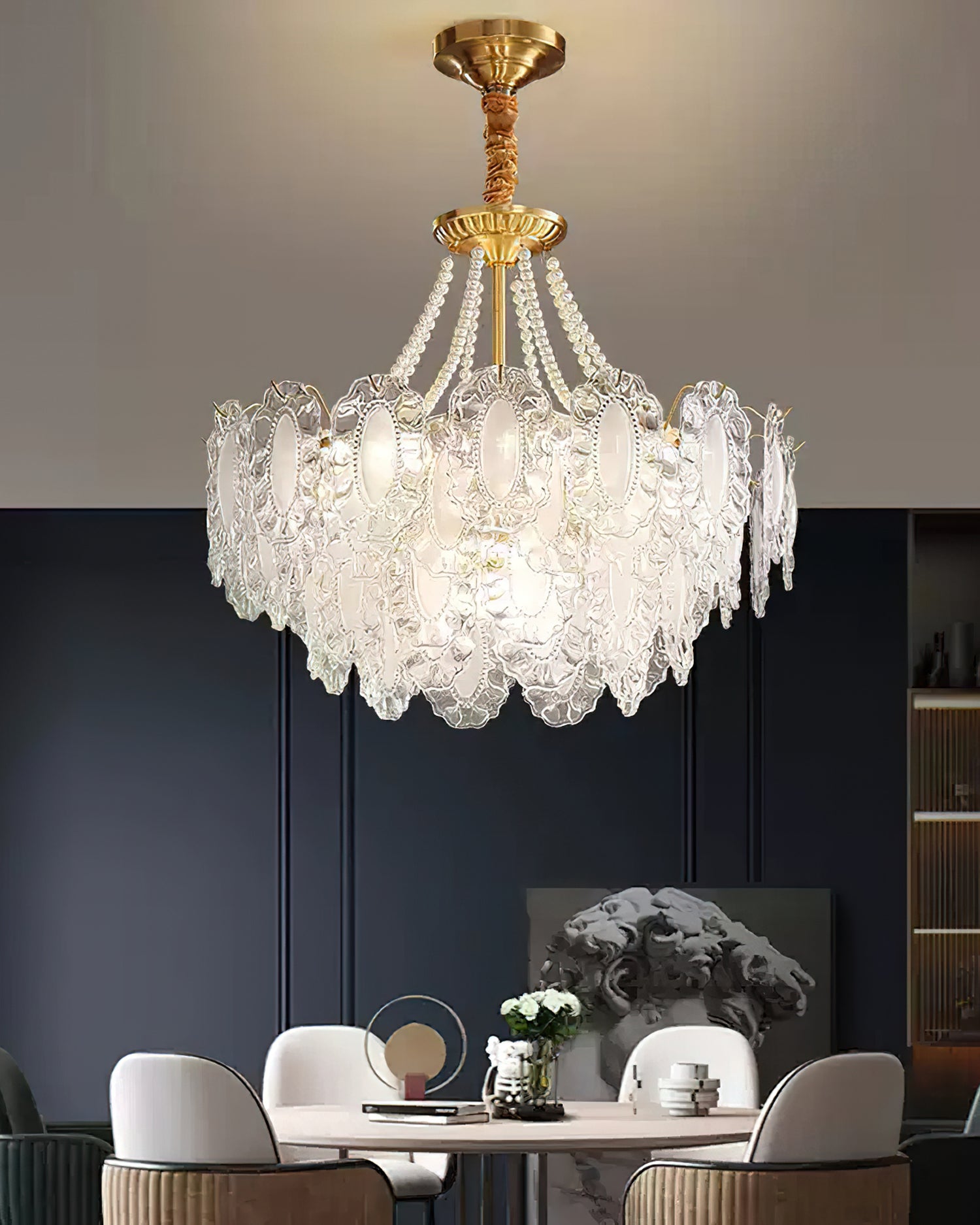 Nason Pearl Glass Chandelier