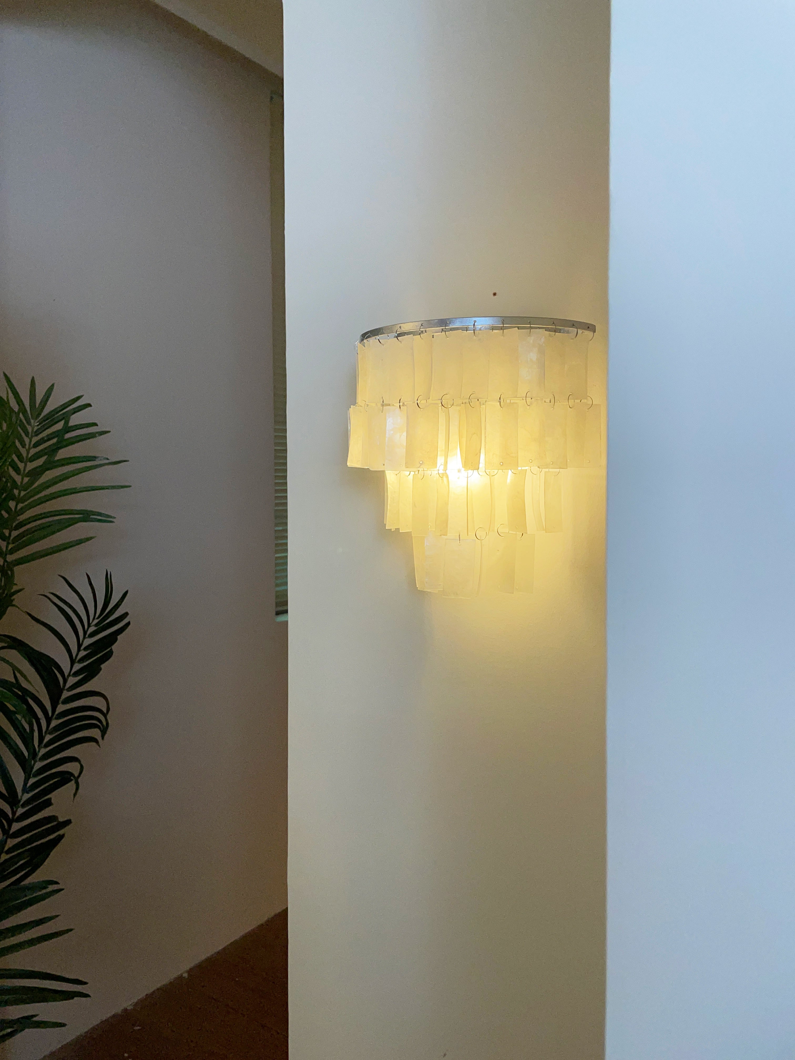 スカイシェルティアードウォールランプ