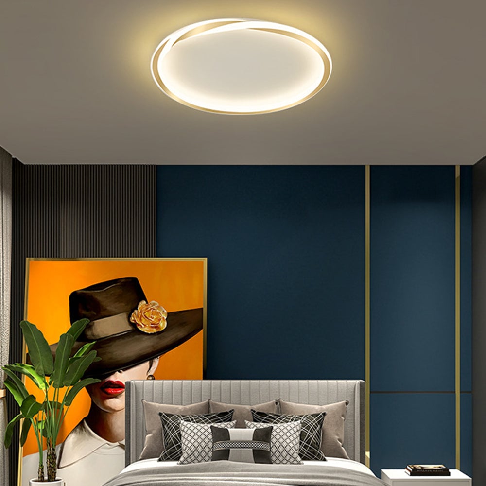ミニマリズムな丸型LED寝室用シーリングライト