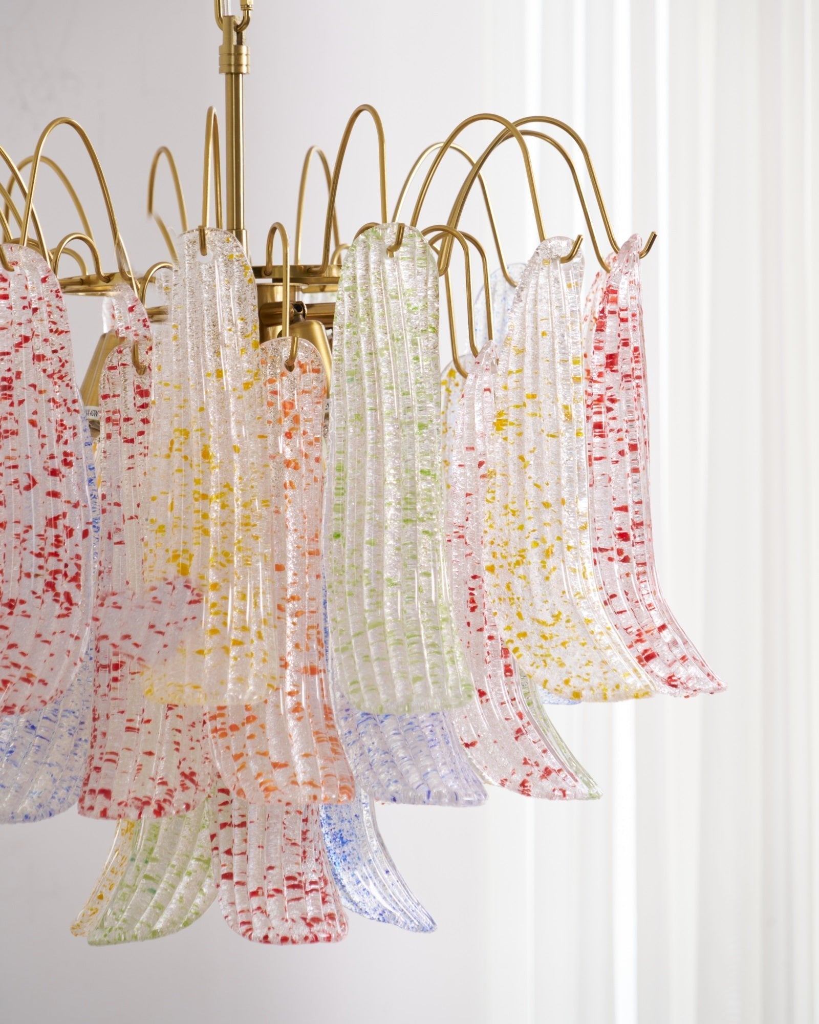 Venini Glass Chandelier