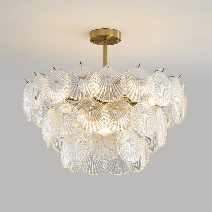 Shell Glass chandelier