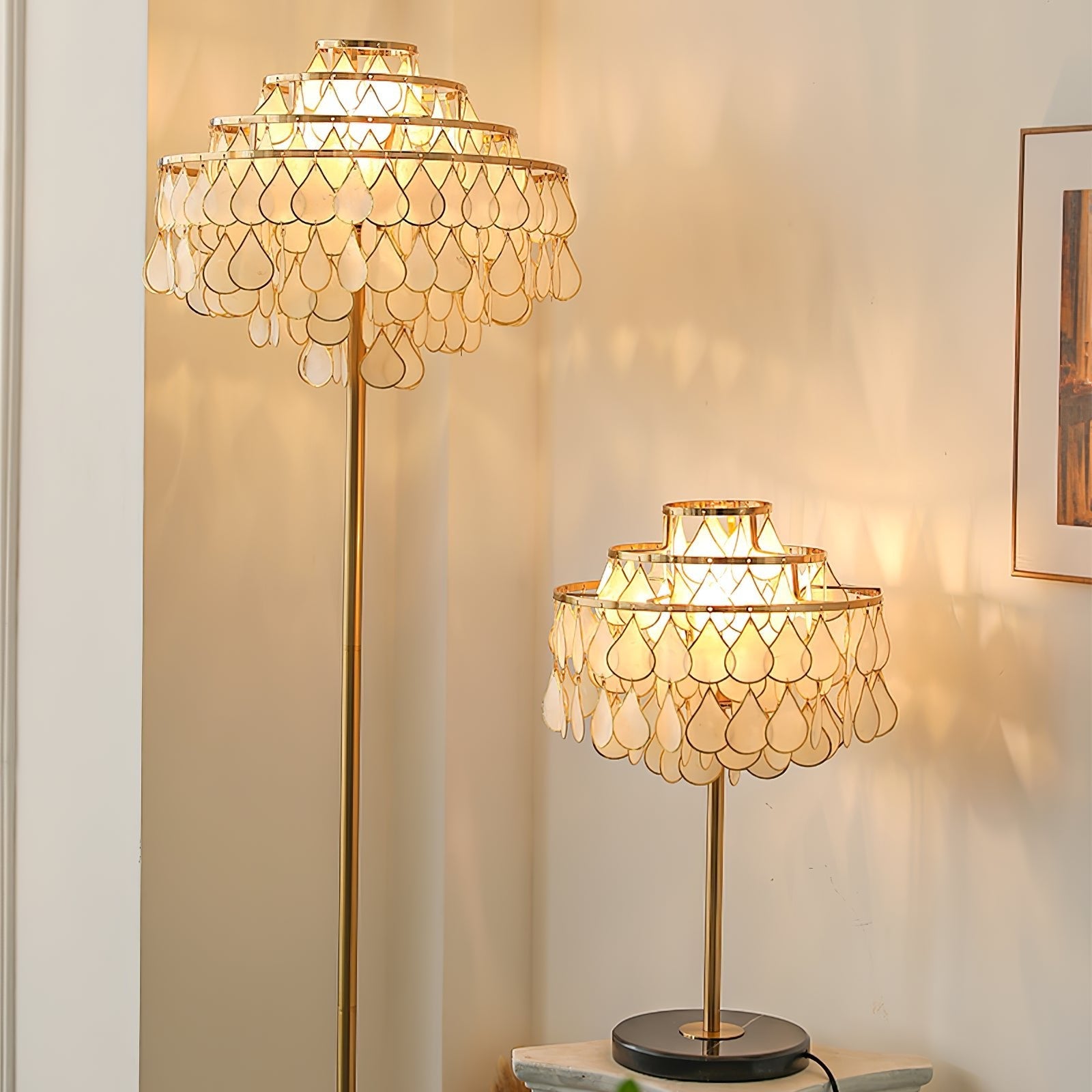 Abbington Shell Table lamp