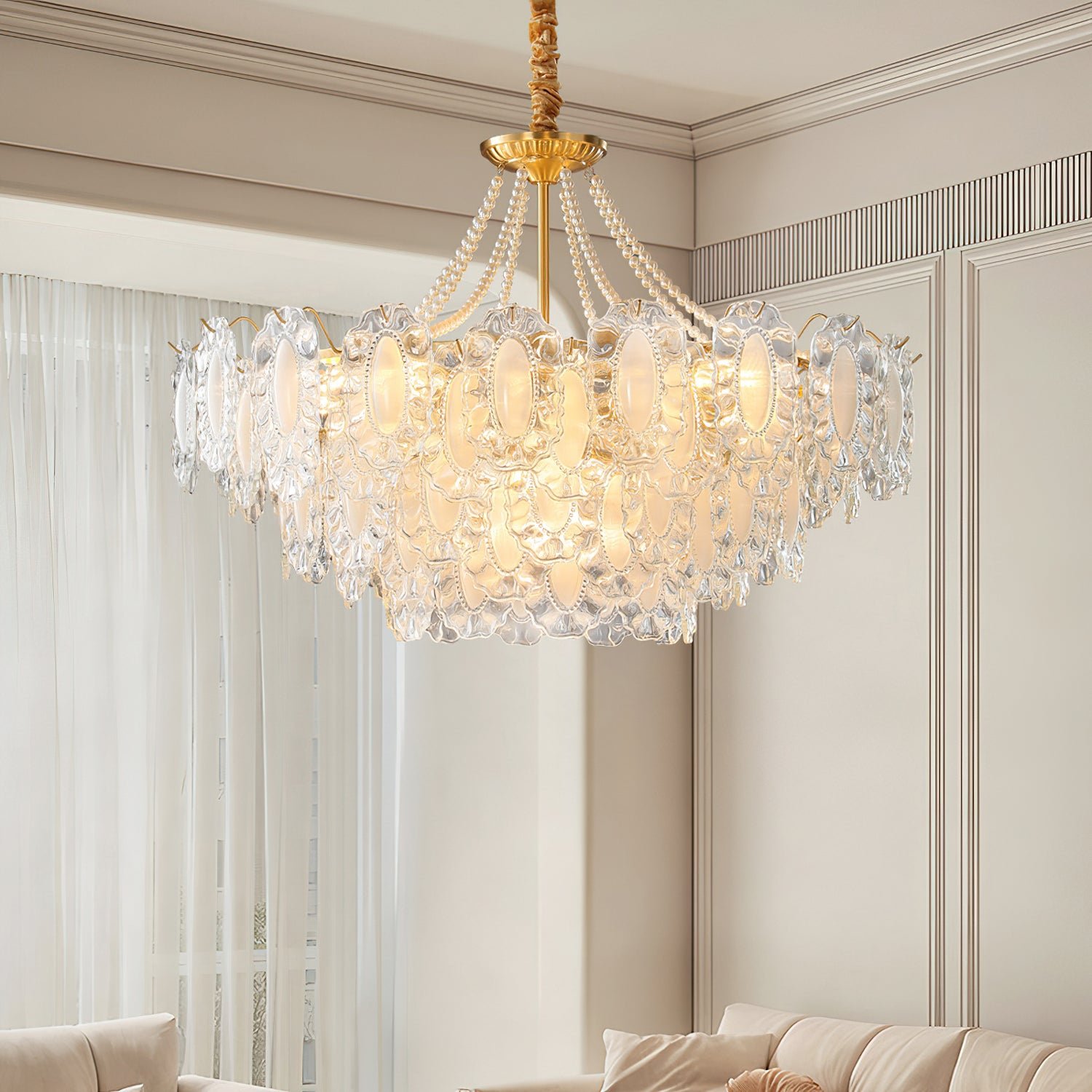 Nason Pearl Glass Chandelier