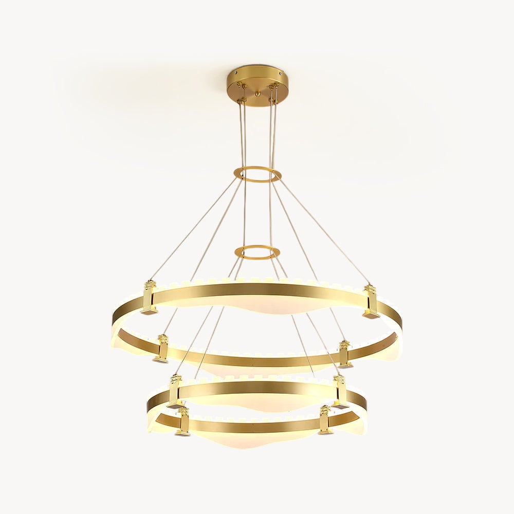 Ring Metallic Chandelier