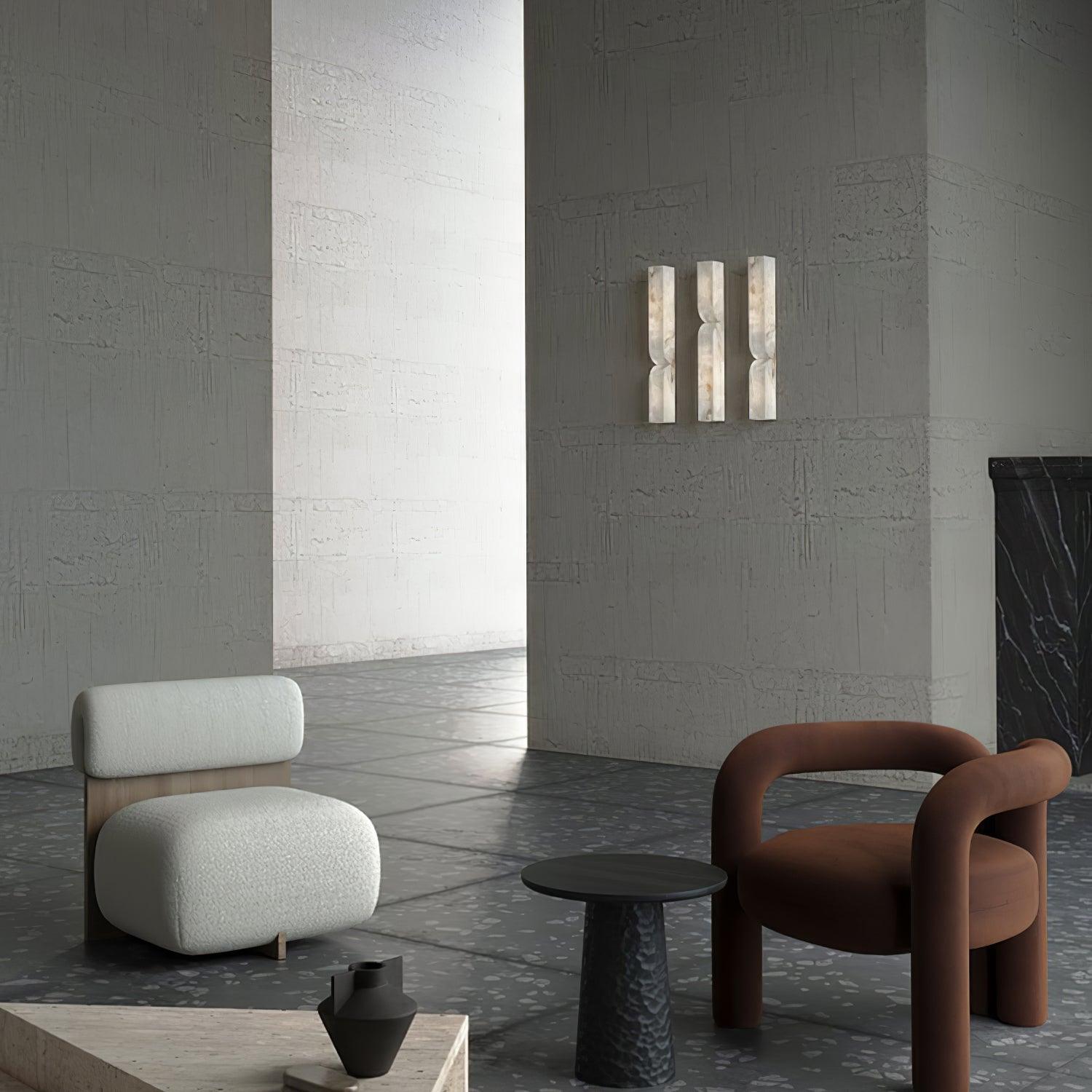 アラバスター エッセンスの壁取り付け用燭台