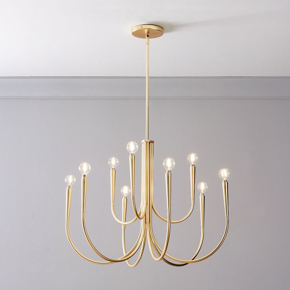 Swoop Arm Chandelier
