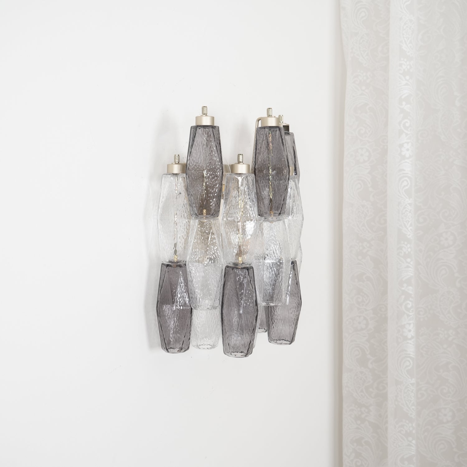 ムラーノ菱形ガラスウォールランプ