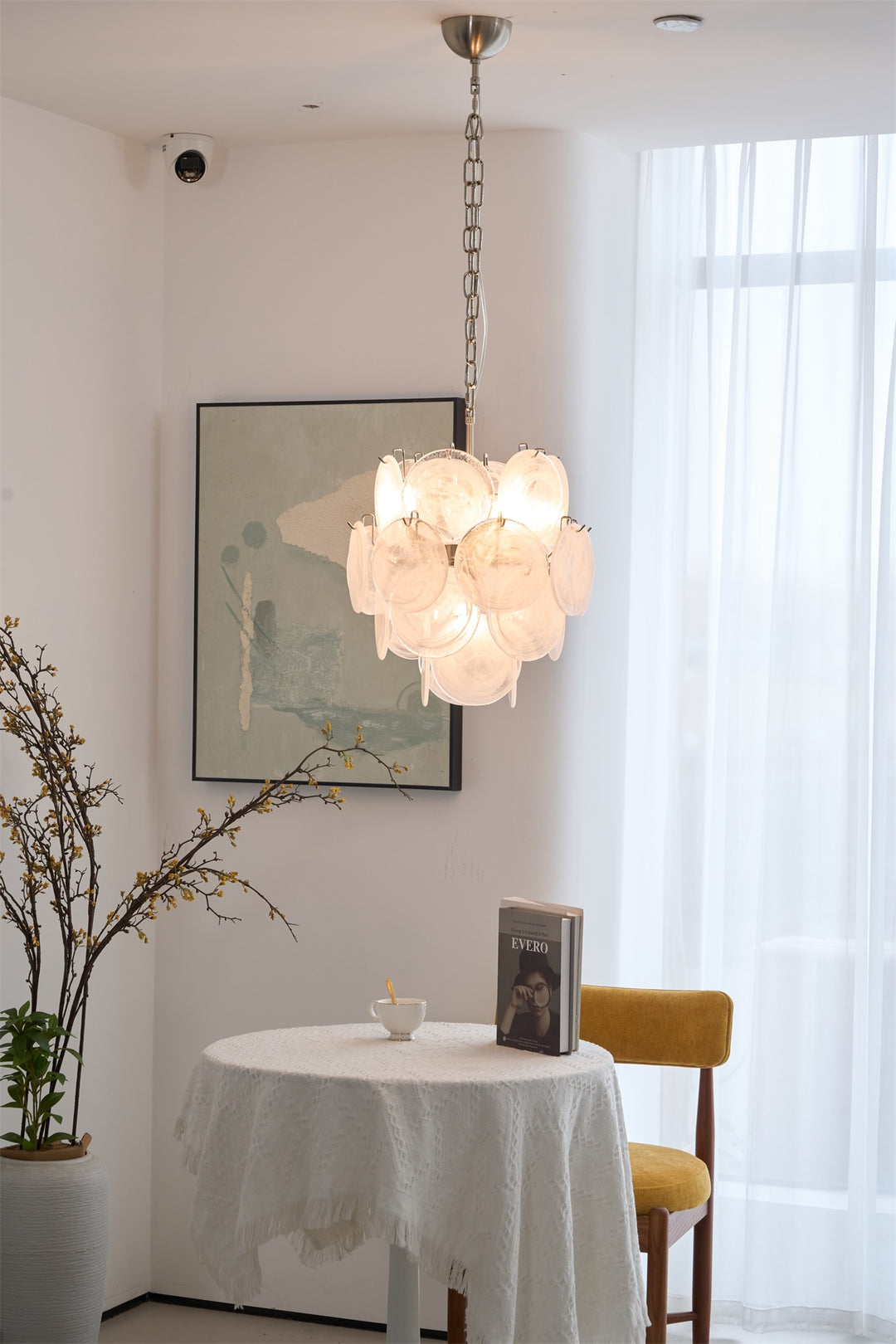 Loire Valley Glass Chandelier