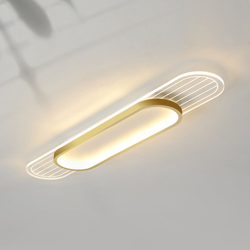 現代的な鉄製のリビングルーム用フラッシュマウントLEDシーリングライト