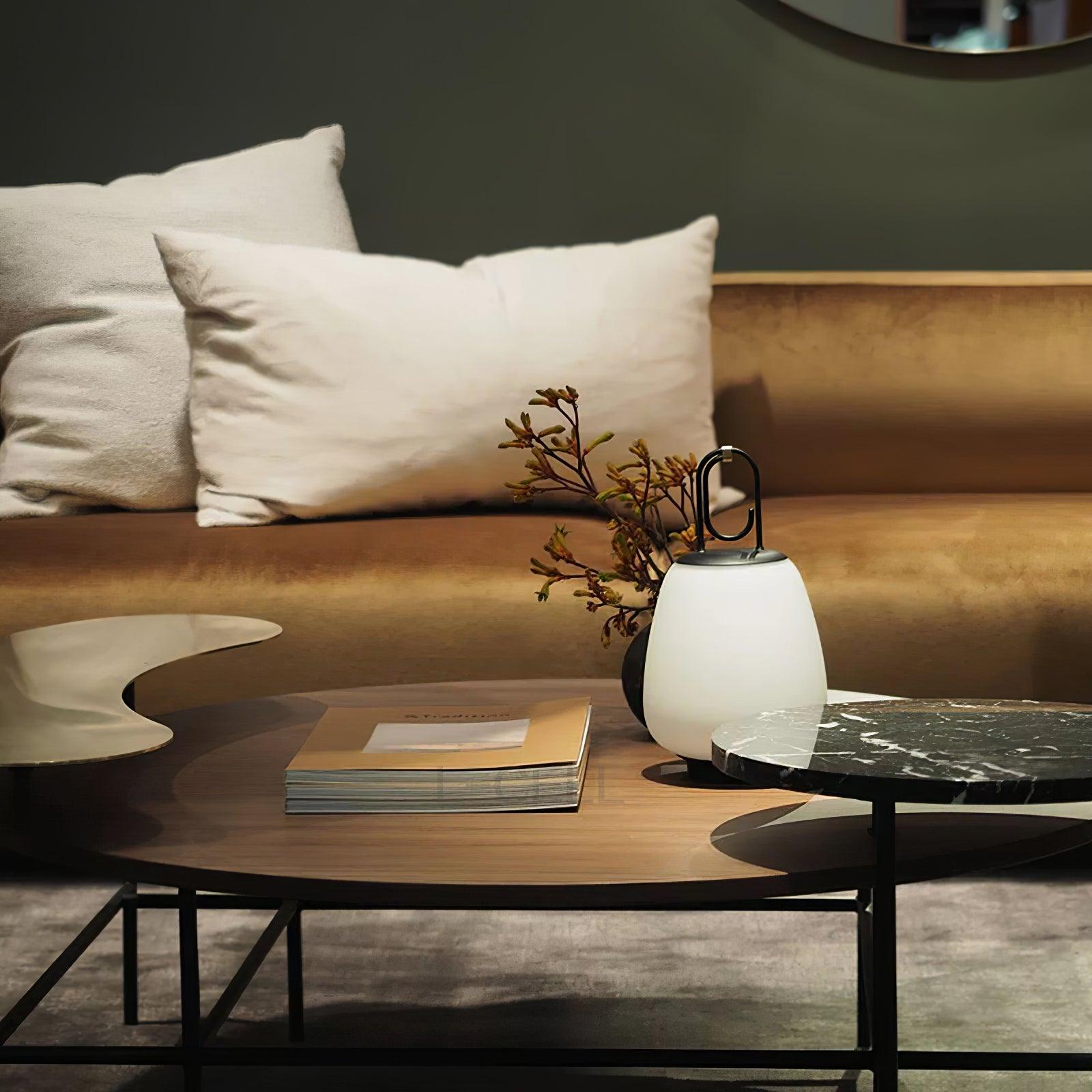 ポータブルランタン バッテリー内蔵テーブルランプ