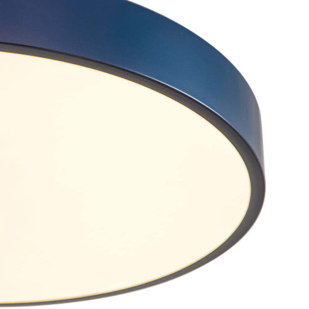 シンプルなブルーの寝室用LEDシーリングライト