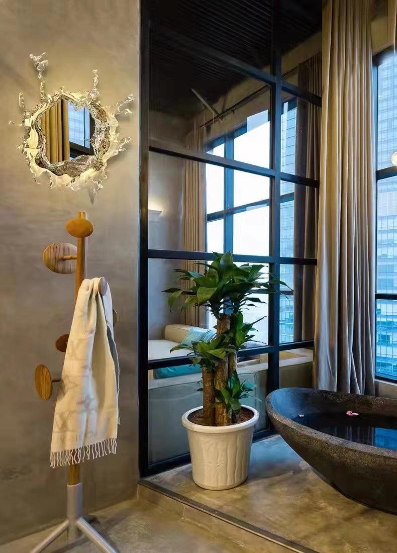 ウォータードロップミラーウォールランプ