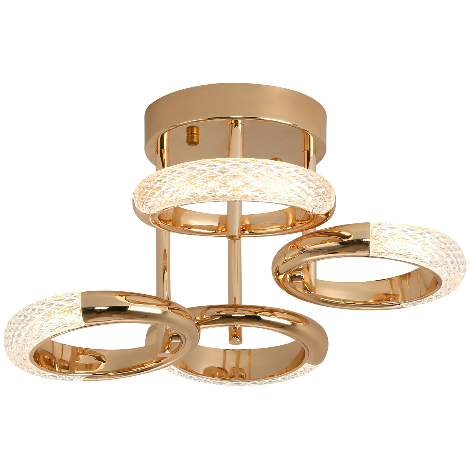 光沢のあるイヤリングの天井ランプ