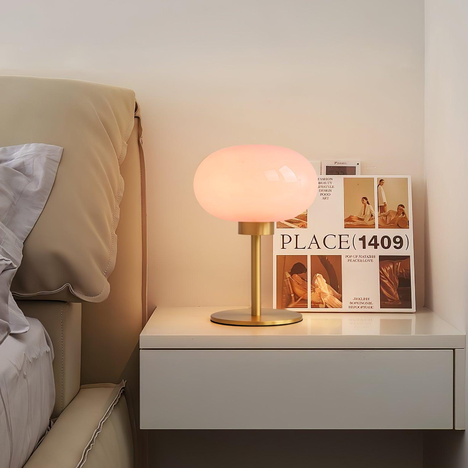 マシュマロ真鍮テーブルランプ