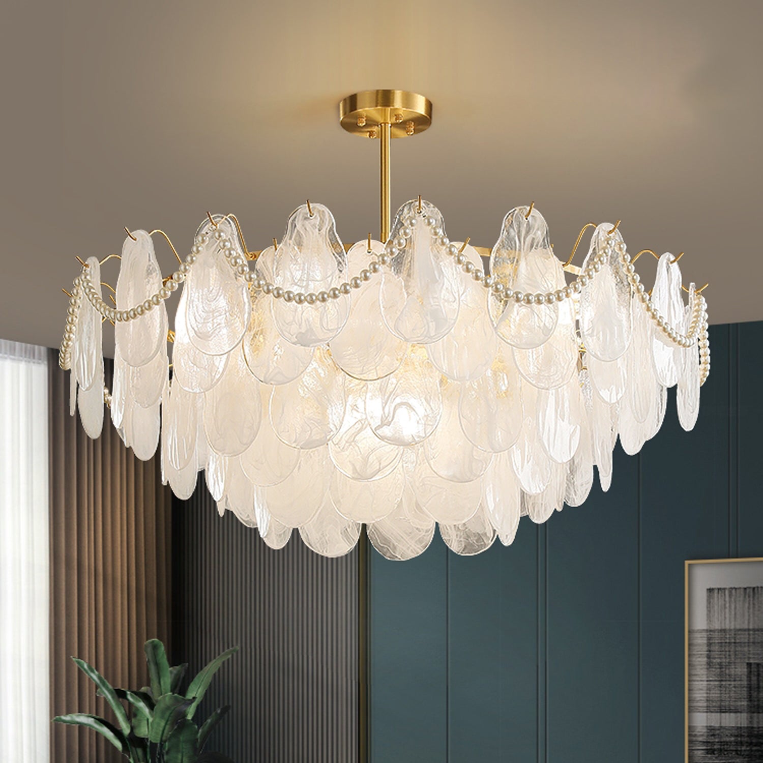 Oukaning Pearl Chandelier
