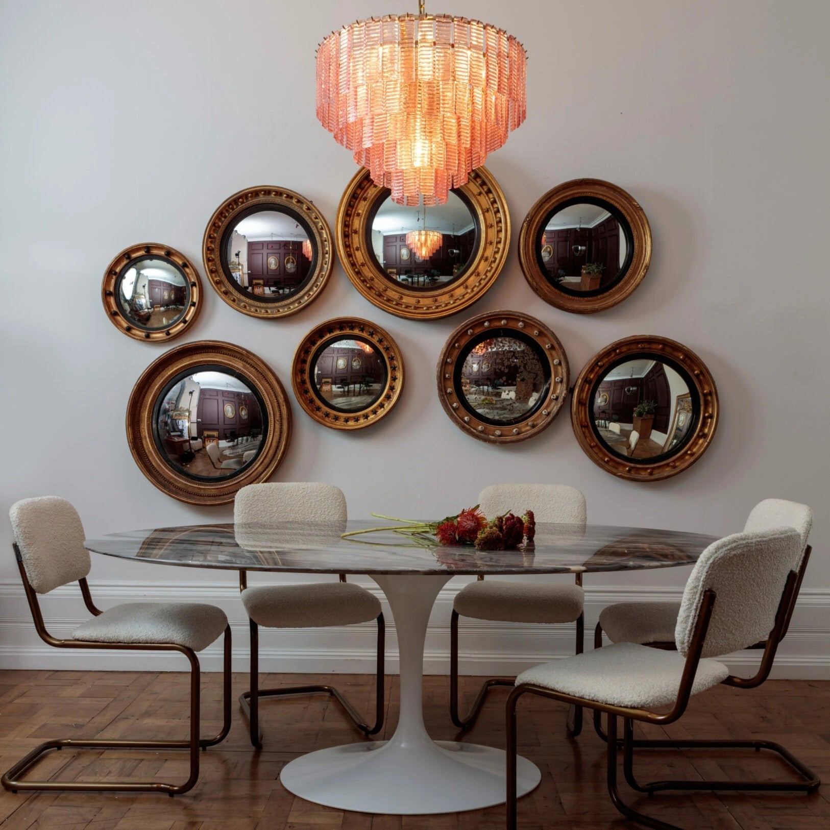 Opalora Pink Chandelier