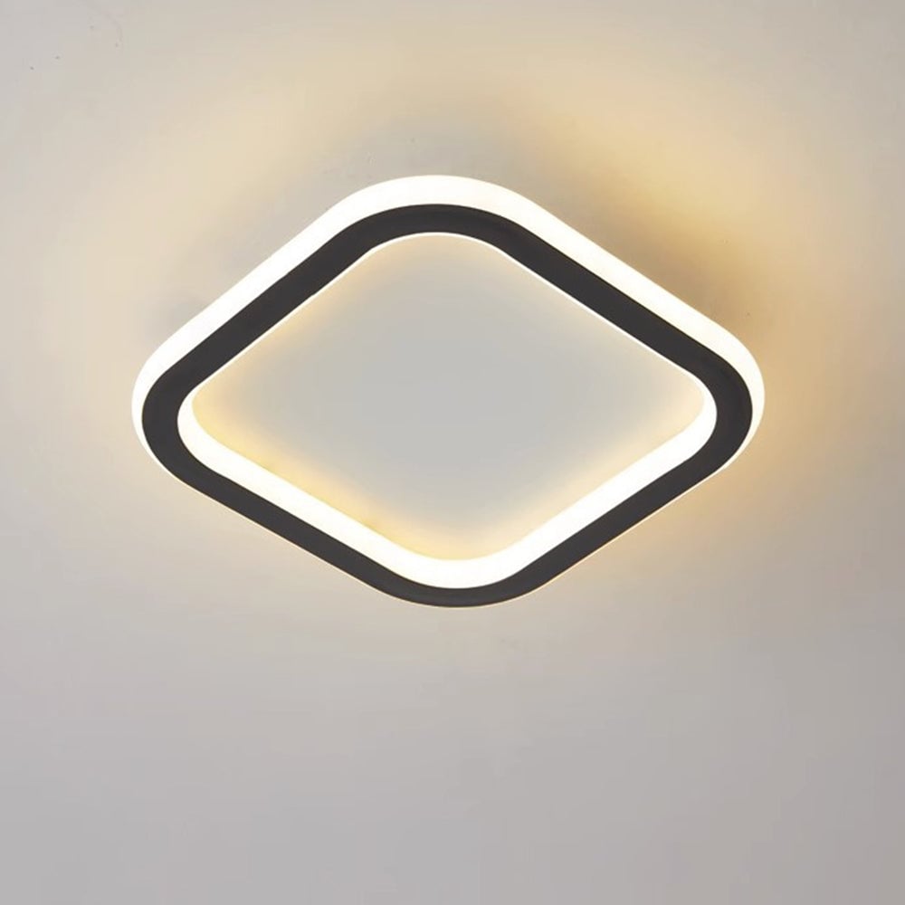 寝室に最適なモダンな鉄製LEDシーリングライト