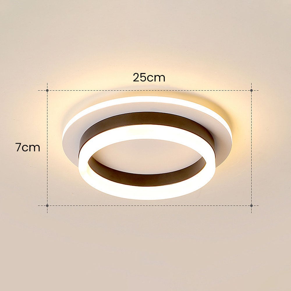 廊下用のシンプルでモダンなアクリル製シーリングランプ