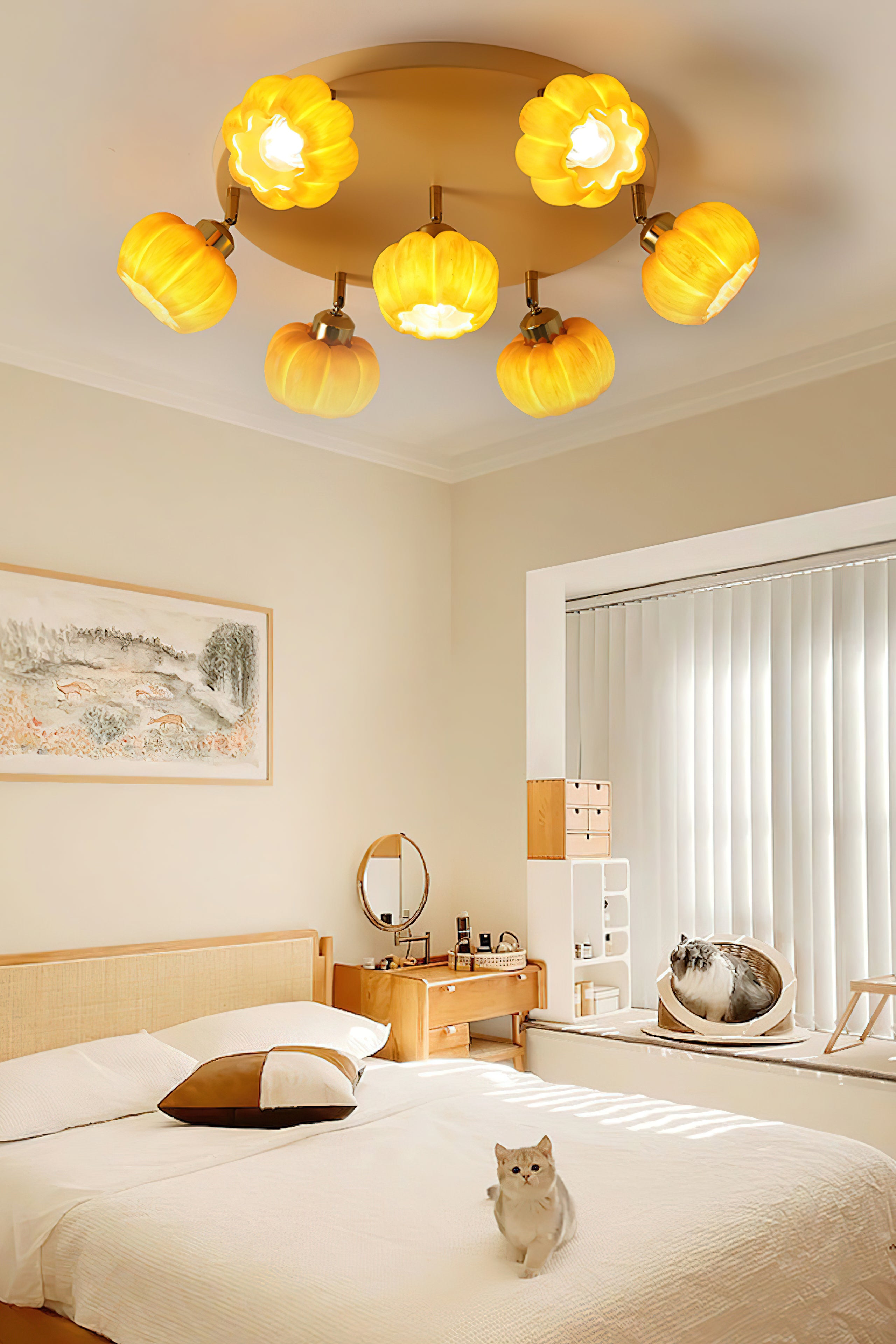 パンプキンシーリングランプ