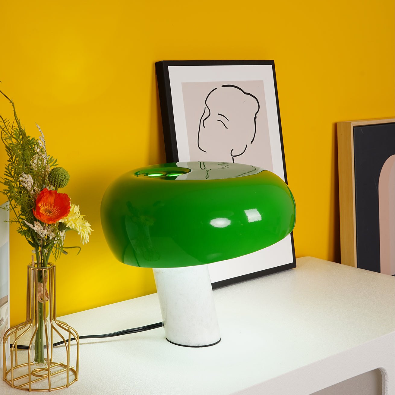 Art Marble Table Lamp