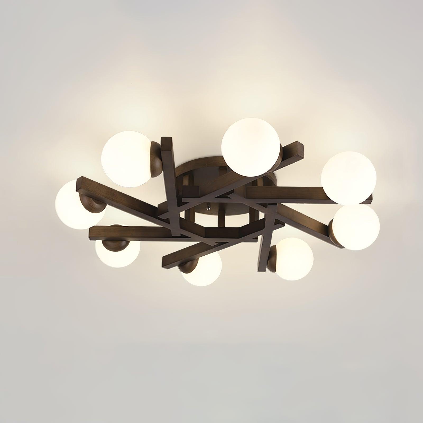 Wood Orin Ceiling Light